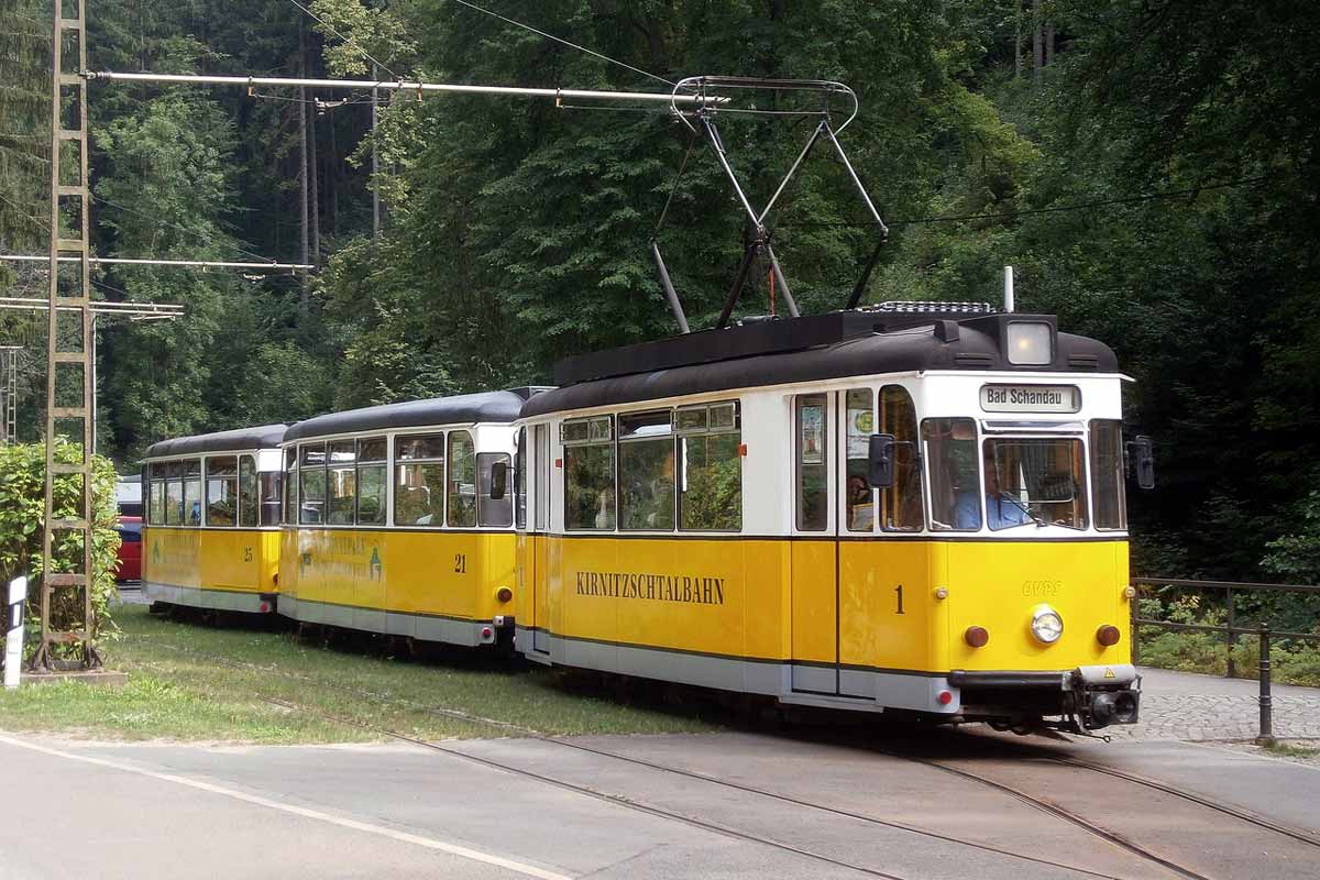 Kirnitzschtalbahn in Bad Schandau